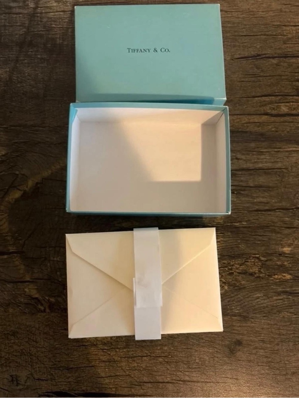 Tiffany & Co. box with 16 envelopes